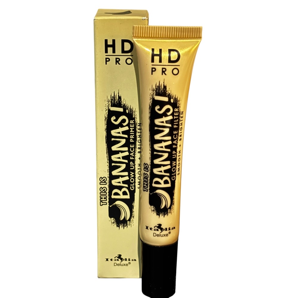 Italia Deluxe HD Pro This Is Bananas Glow Up Face Primer 105 SmoothBrighten 18ml